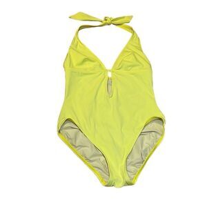 DKNY Yellow Halter Swimsuit , one piece, 8